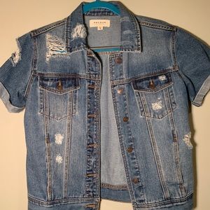 Short Sleeve Denim Jacket